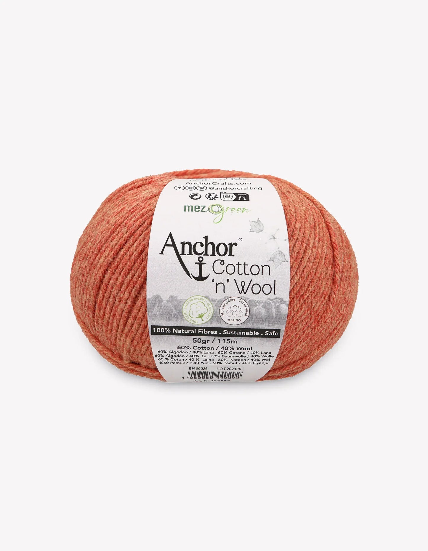 Anchor: Cotton & Wool 4-Ply