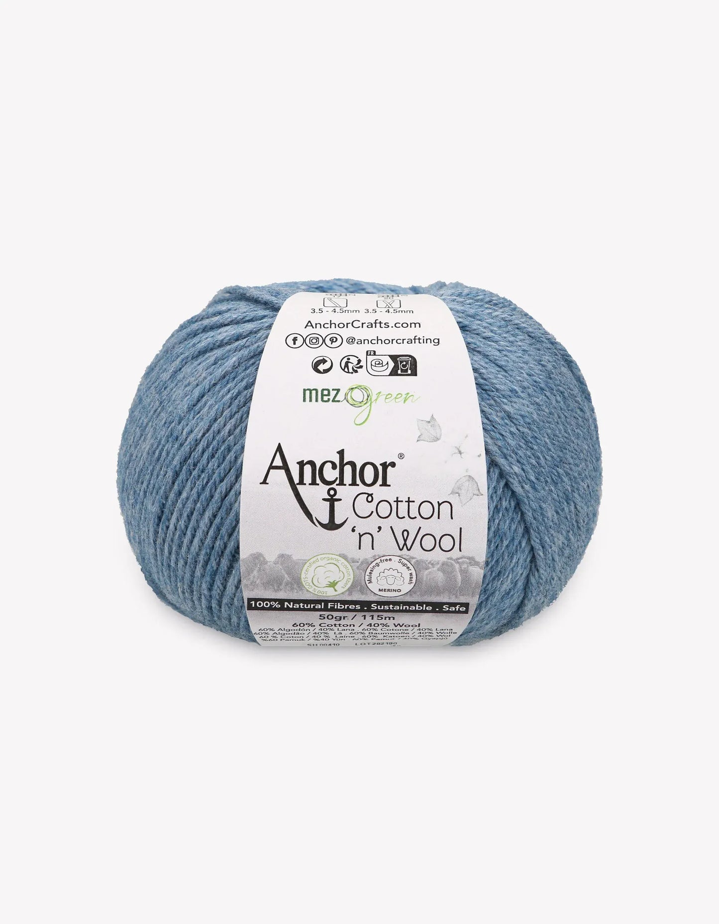 Anchor: Cotton & Wool 4-Ply