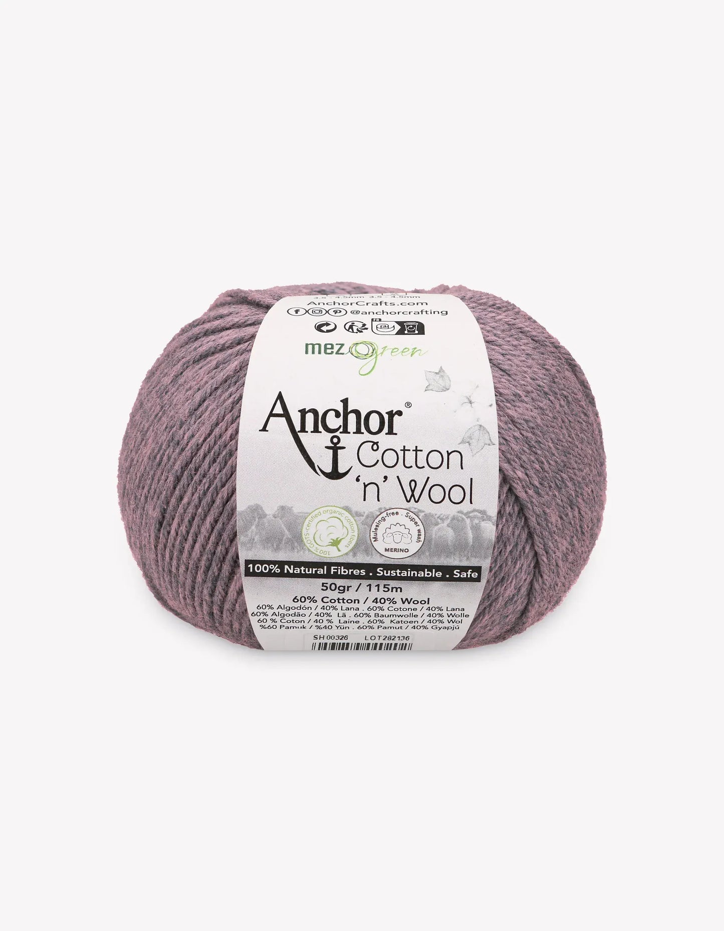 Anchor: Cotton & Wool 4-Ply