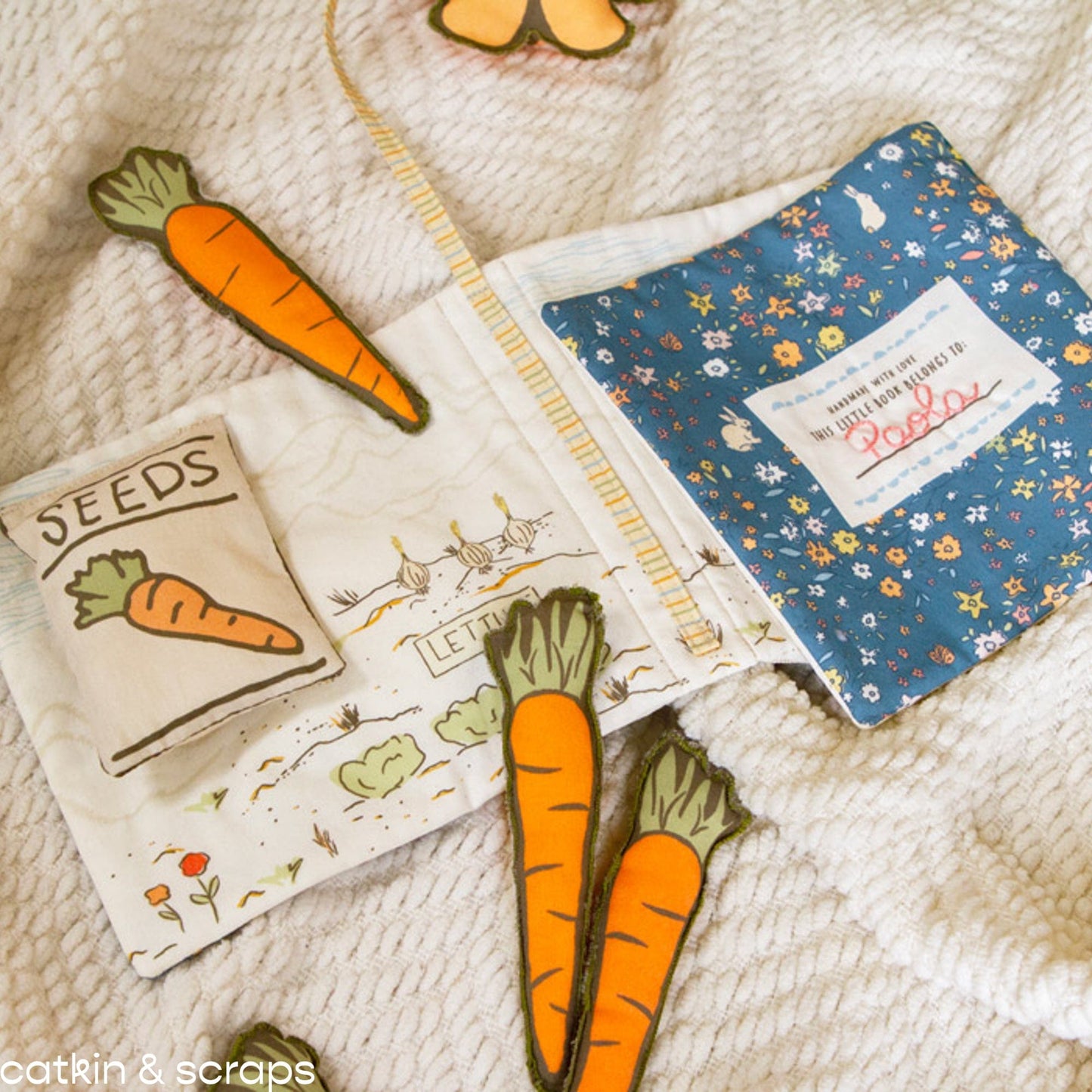 Art Gallery Fabrics 'Bedtime Stories': Cotton Soft Book Panel 'Once Upon a Storybook'