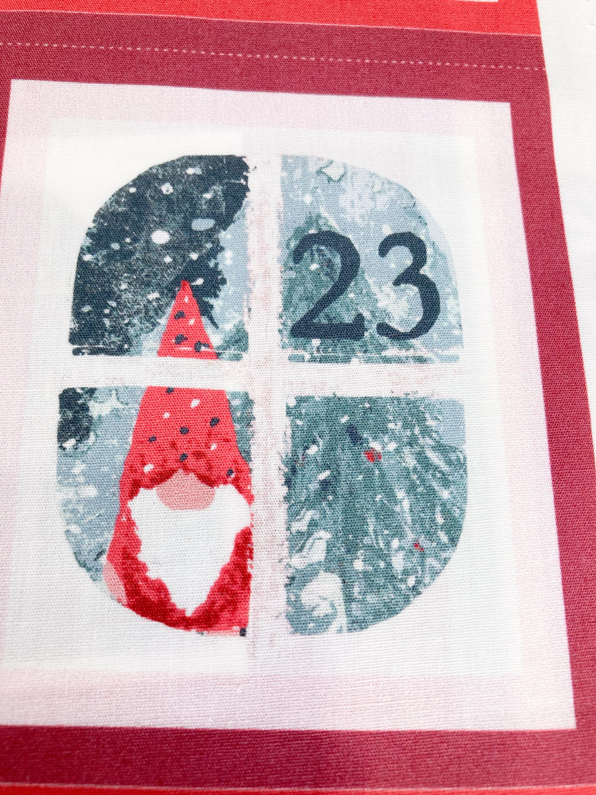 Art Gallery Fabrics 'Adventale': Fine Cotton Advent Calendar Panel