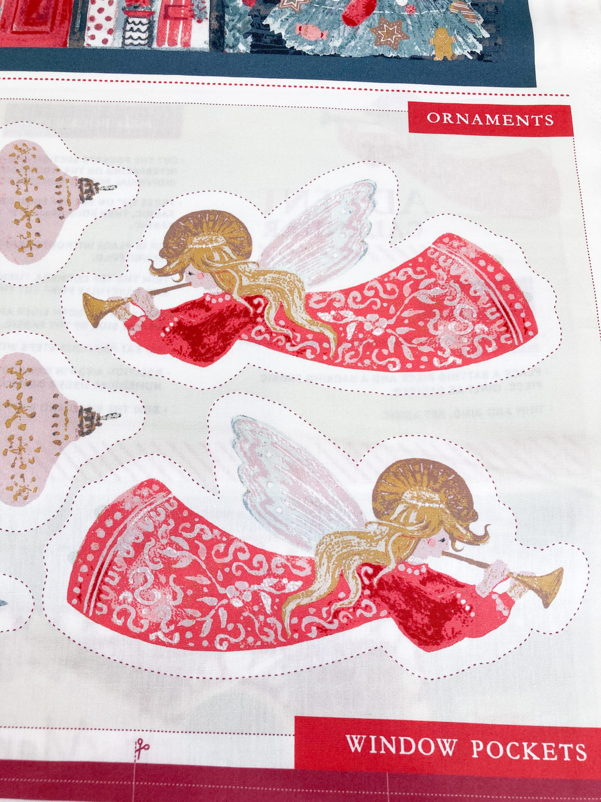 Art Gallery Fabrics 'Adventale': Fine Cotton Advent Calendar Panel