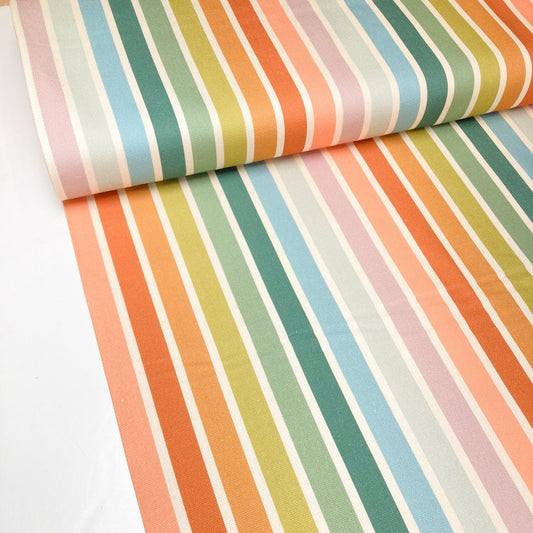 Art Gallery Fabrics 'Slow Summer' Cotton Canvas: 'Summer Stripe'