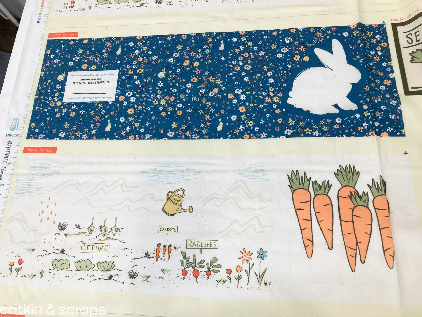 Art Gallery Fabrics 'Bedtime Stories': Cotton Soft Book Panel 'Once Upon a Storybook'