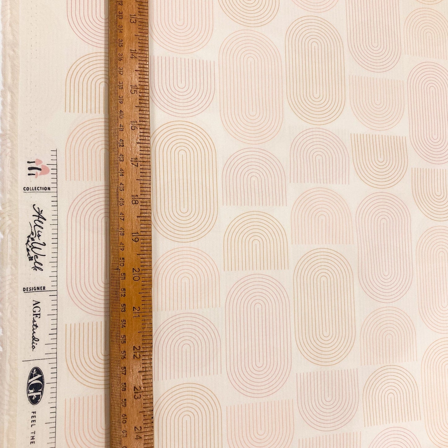Art Gallery Fabrics 'All is Well' Fine Cotton - 'Concentric Fields'