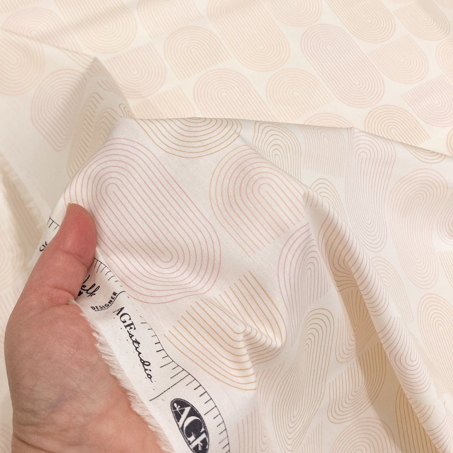 Art Gallery Fabrics 'All is Well' Fine Cotton - 'Concentric Fields'