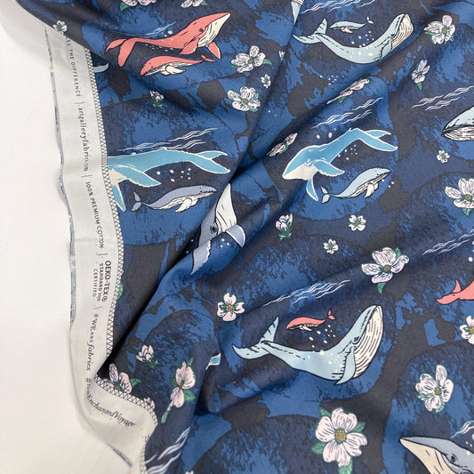 Art Gallery Fabrics Fine Cotton 'Underwater Enchant Lunar'