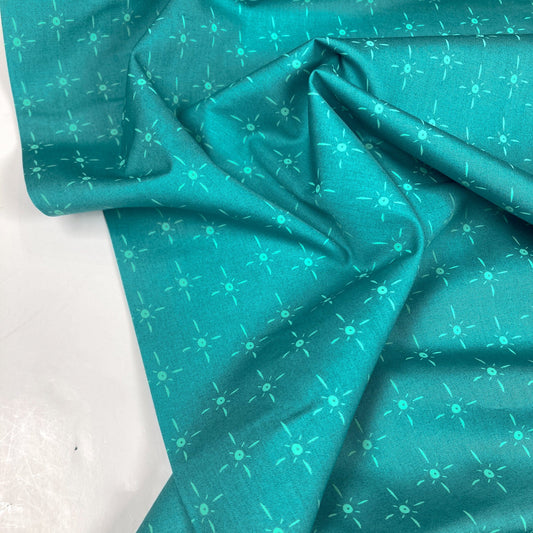 Art Gallery Fabrics 'Land of Enchantment': Premium Cotton 'Luminaria Turquoise'