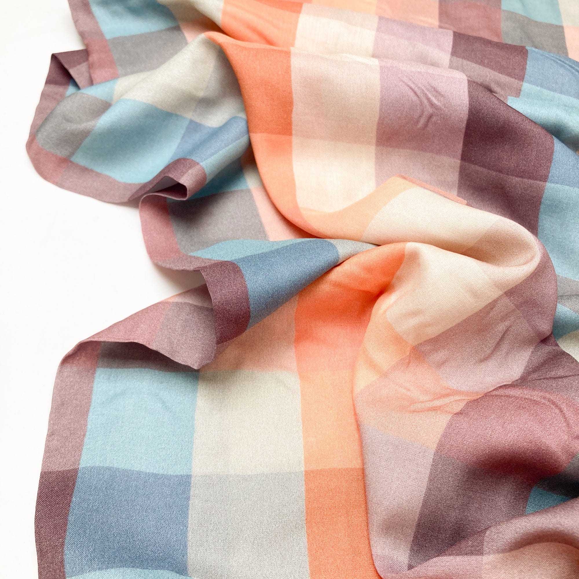 Art Gallery Fabrics 'Slow Summer' Fine Rayon 'Color Blocks Haze ...