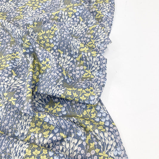 30cm Piece Art Gallery Fabrics Fine Cotton 'Backyard Field Night'
