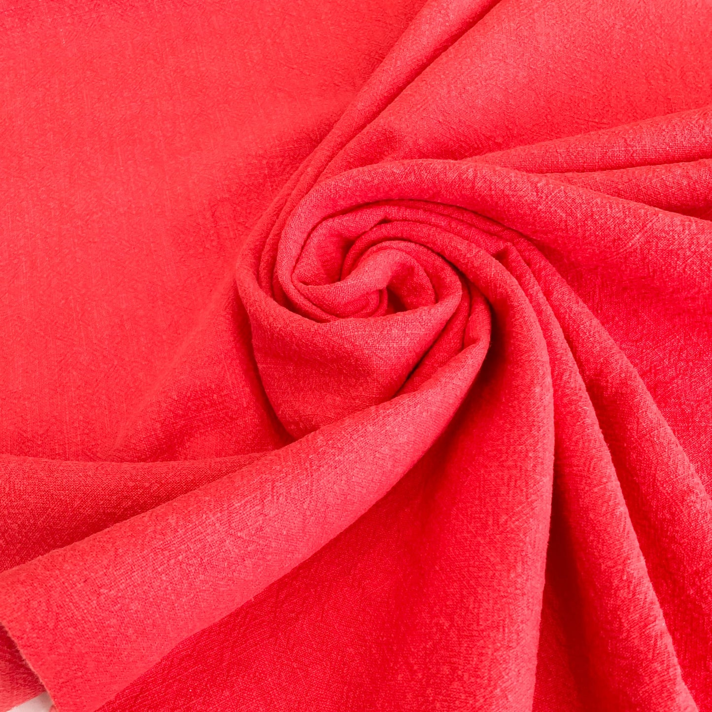 Washed Ramie in Red