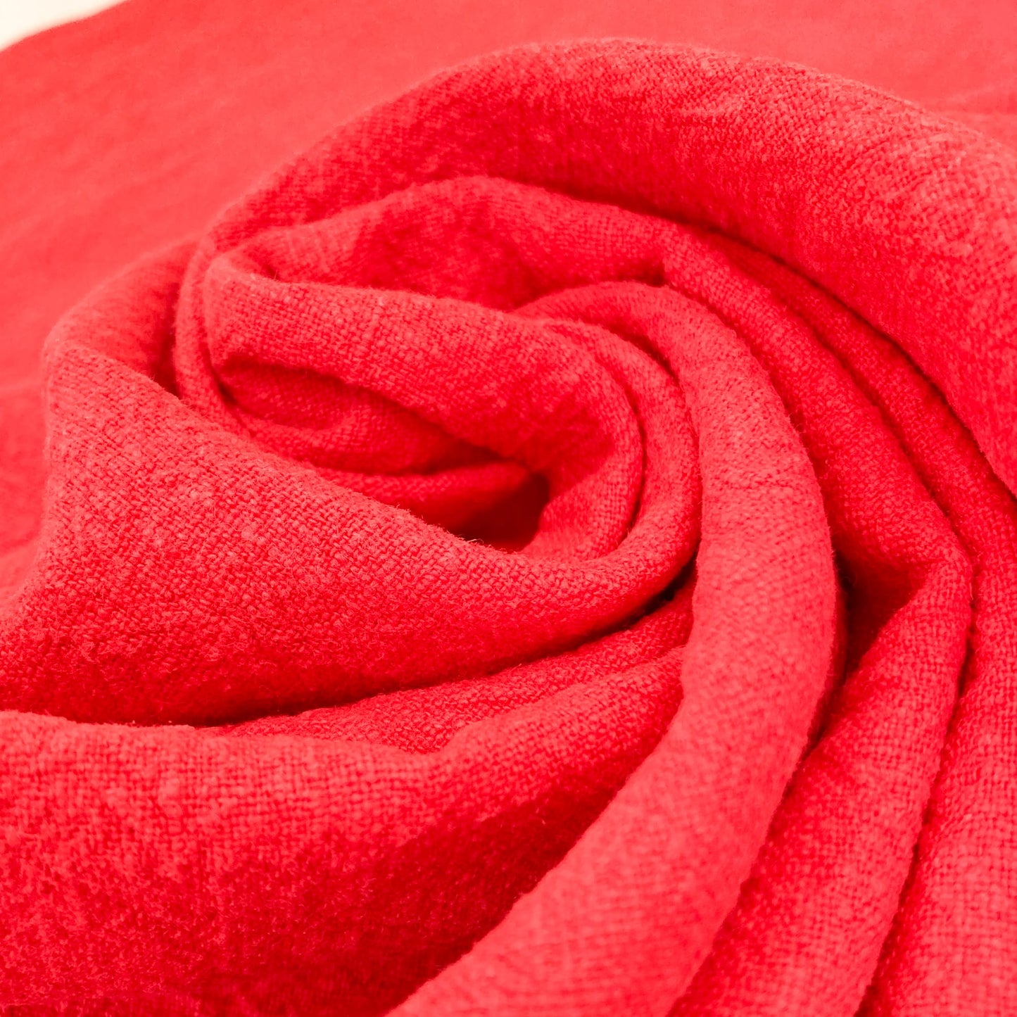 Washed Ramie in Red