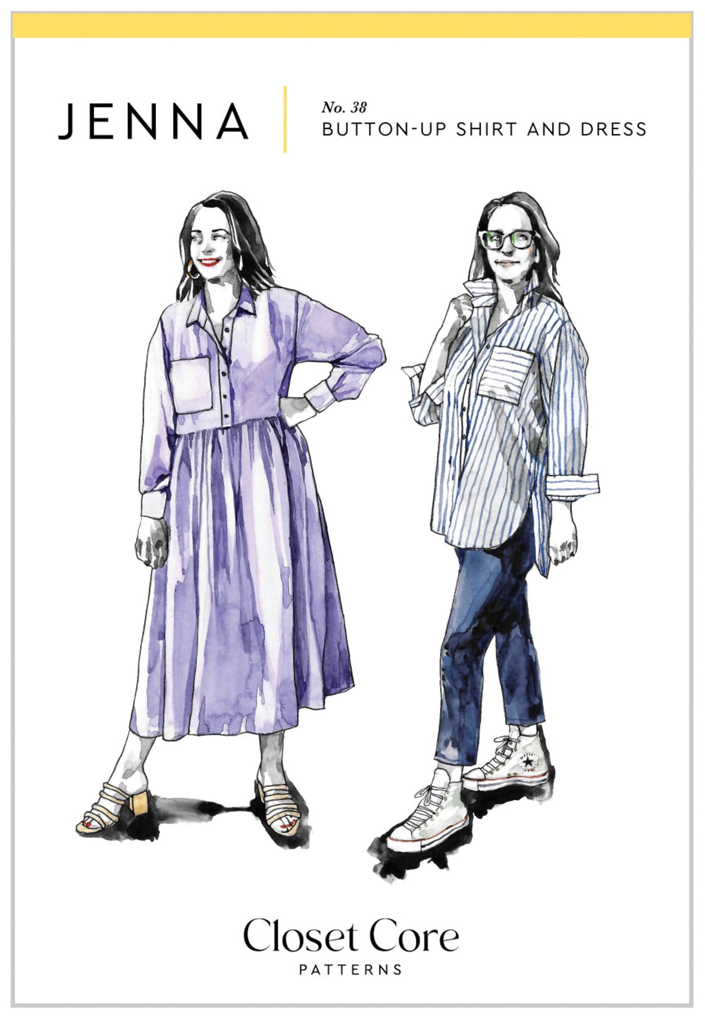 Closet Core Patterns: Jenna Shirt and Shirt Dress