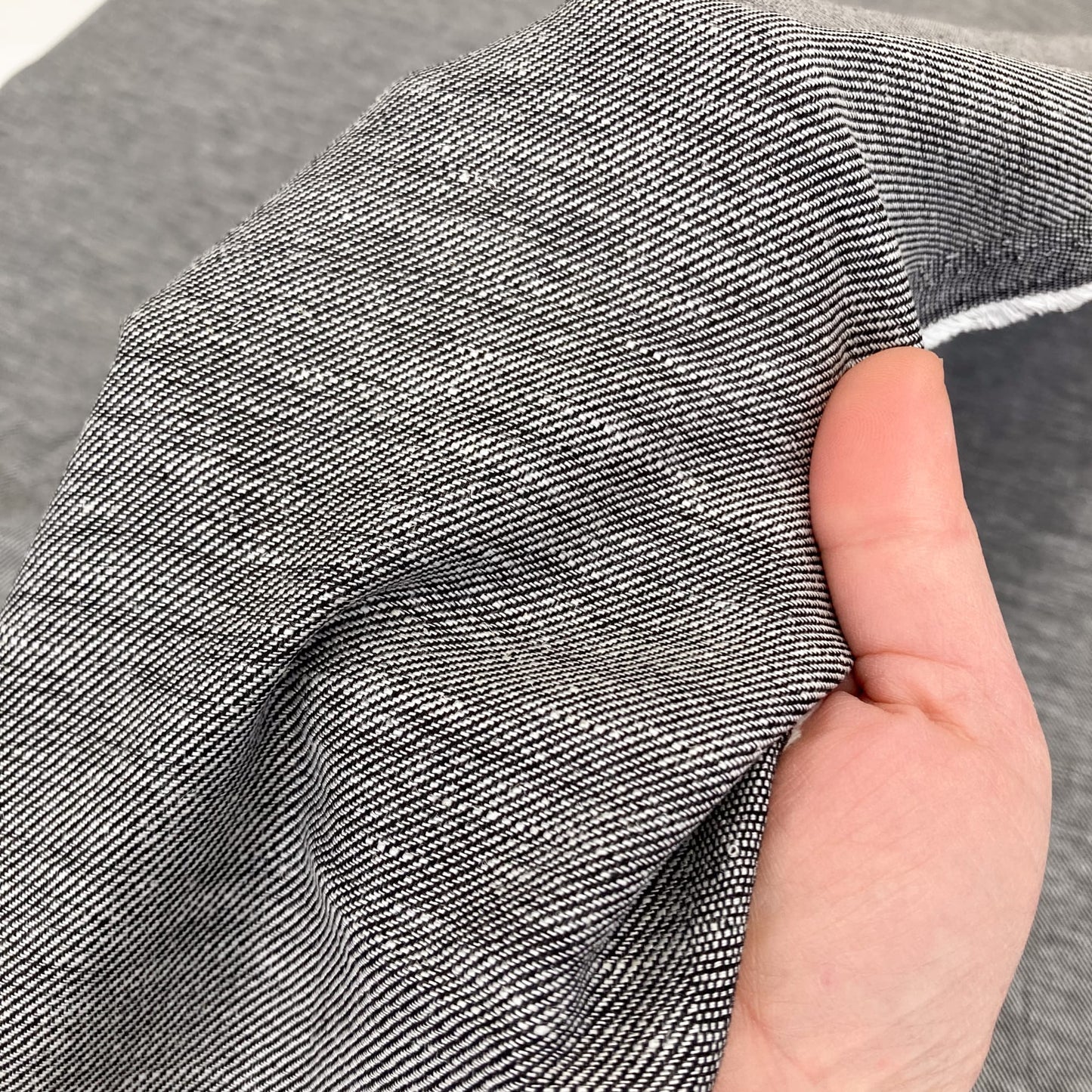 Cotton, Linen and Rayon Mix Twill