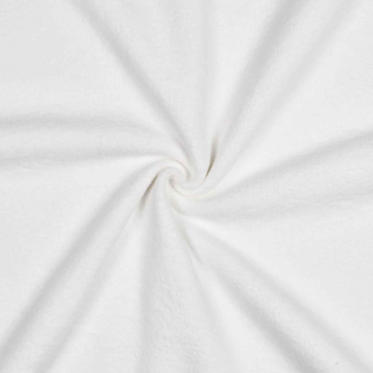 Cotton Sherpa Knit in White