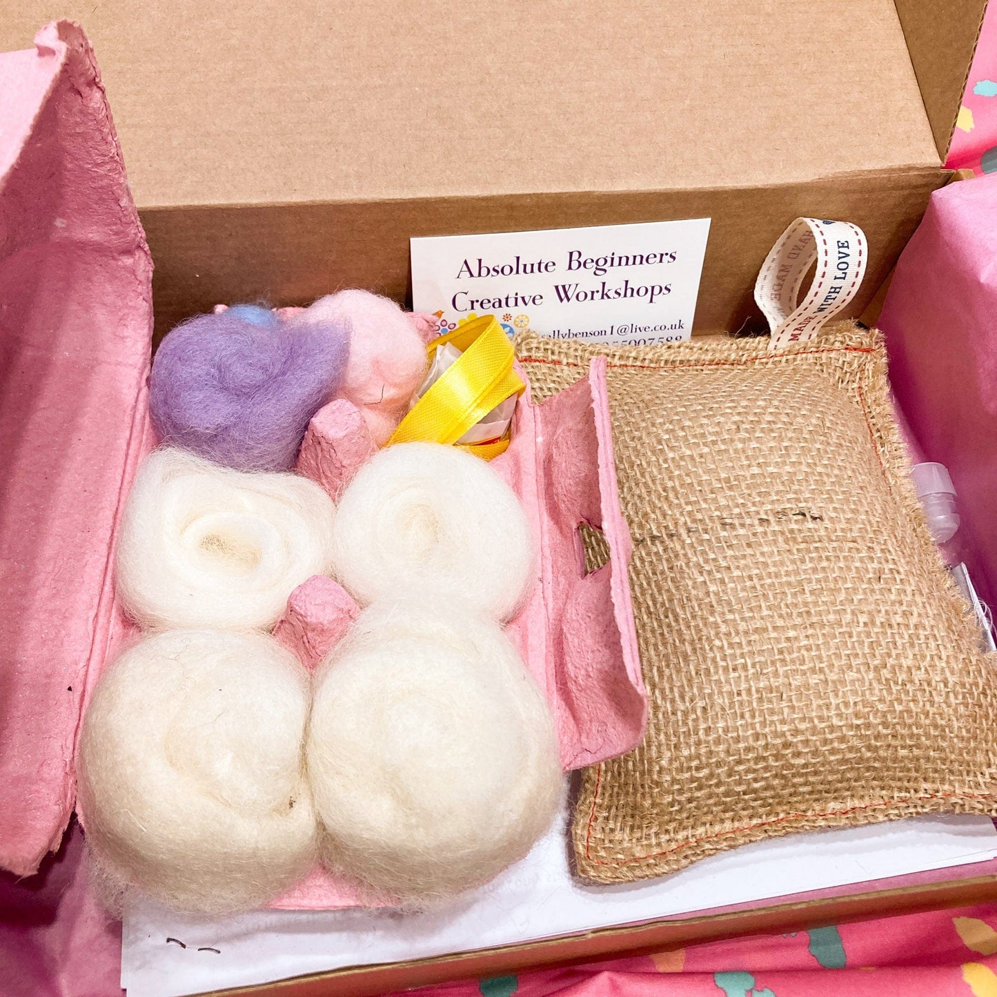 Eco-Friendly Needle Felting Kit - Easter Eggs