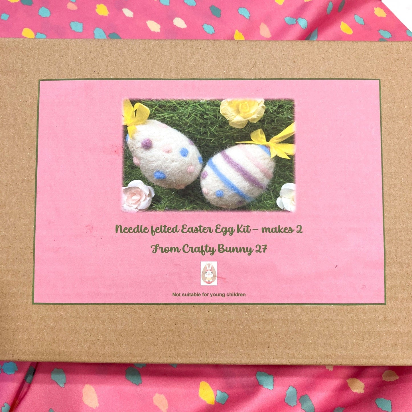 Eco-Friendly Needle Felting Kit - Easter Eggs