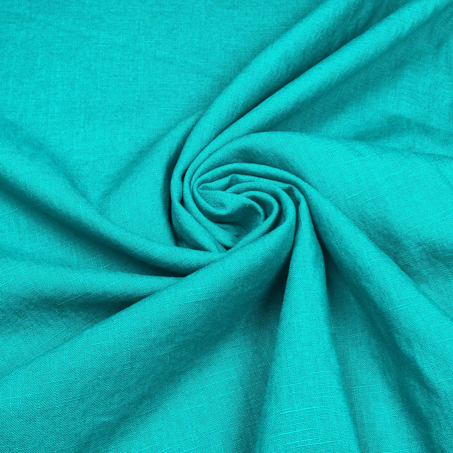 Washed Linen in Turquoise