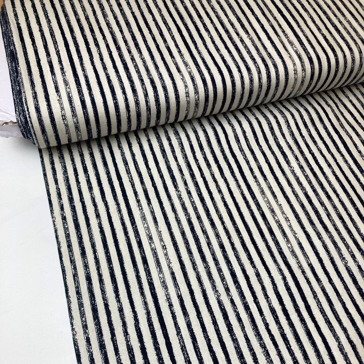 Dashwood Studio 'Midnight Garden' Cotton & Linen Mix 'Stripes'