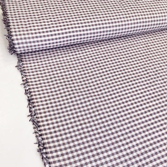 Deadstock Cotton Gingham 'Rosewood'