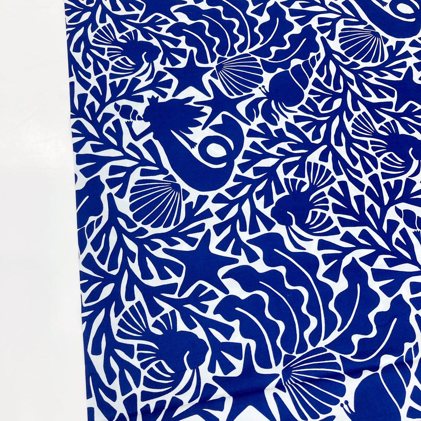 Deadstock Cotton Poplin 'Call of the Ocean'