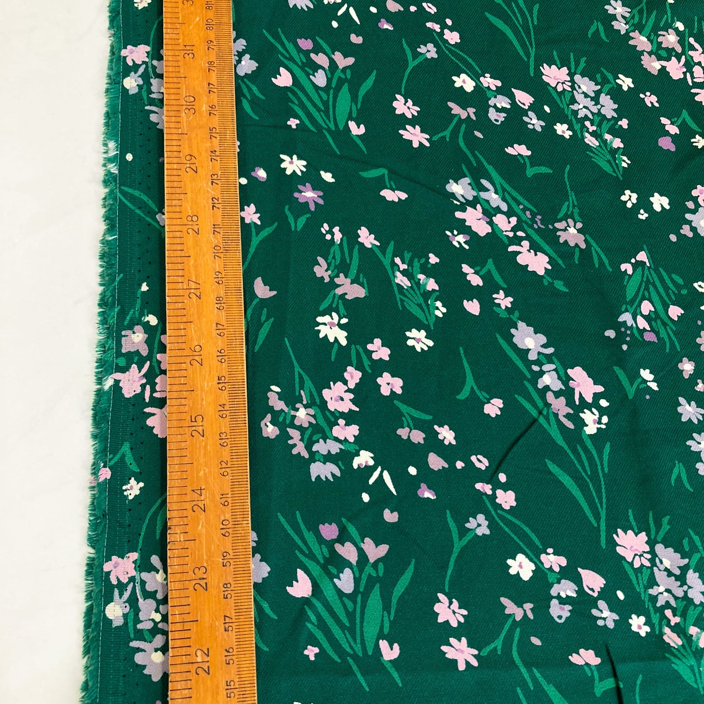 Deadstock Viscose Twill 'Woodland Walk'