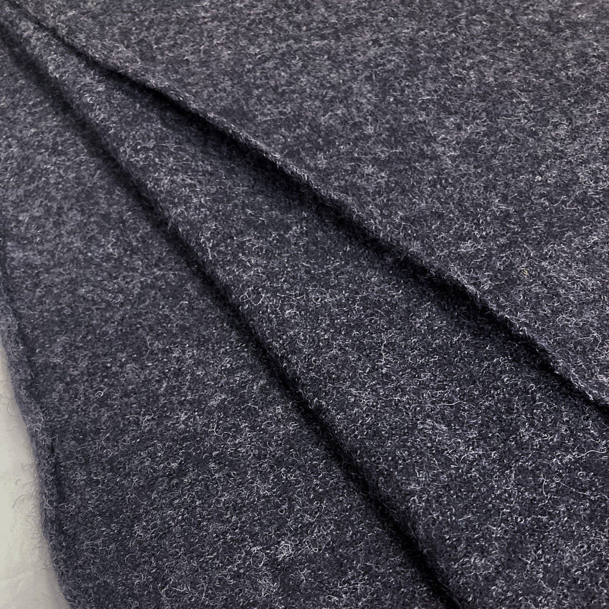 Deadstock: Wool Tweed Knit in Charcoal