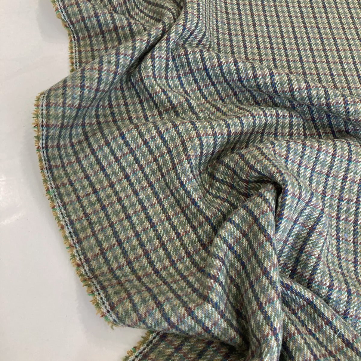 Deadstock: Wool Tweed in Olive