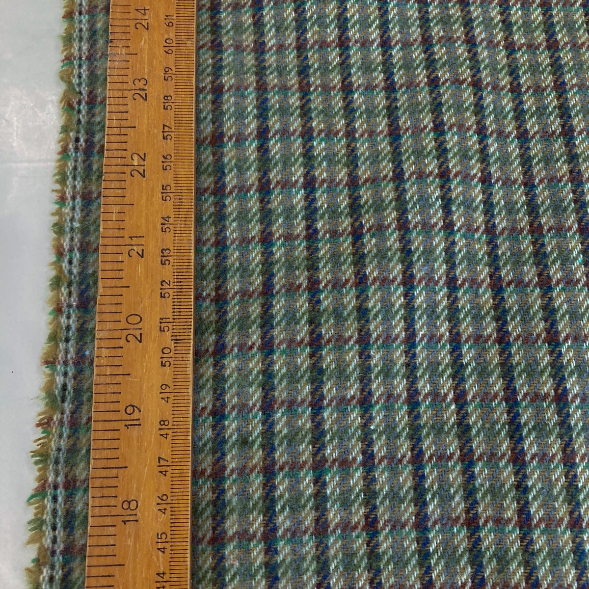 Deadstock: Wool Tweed in Olive