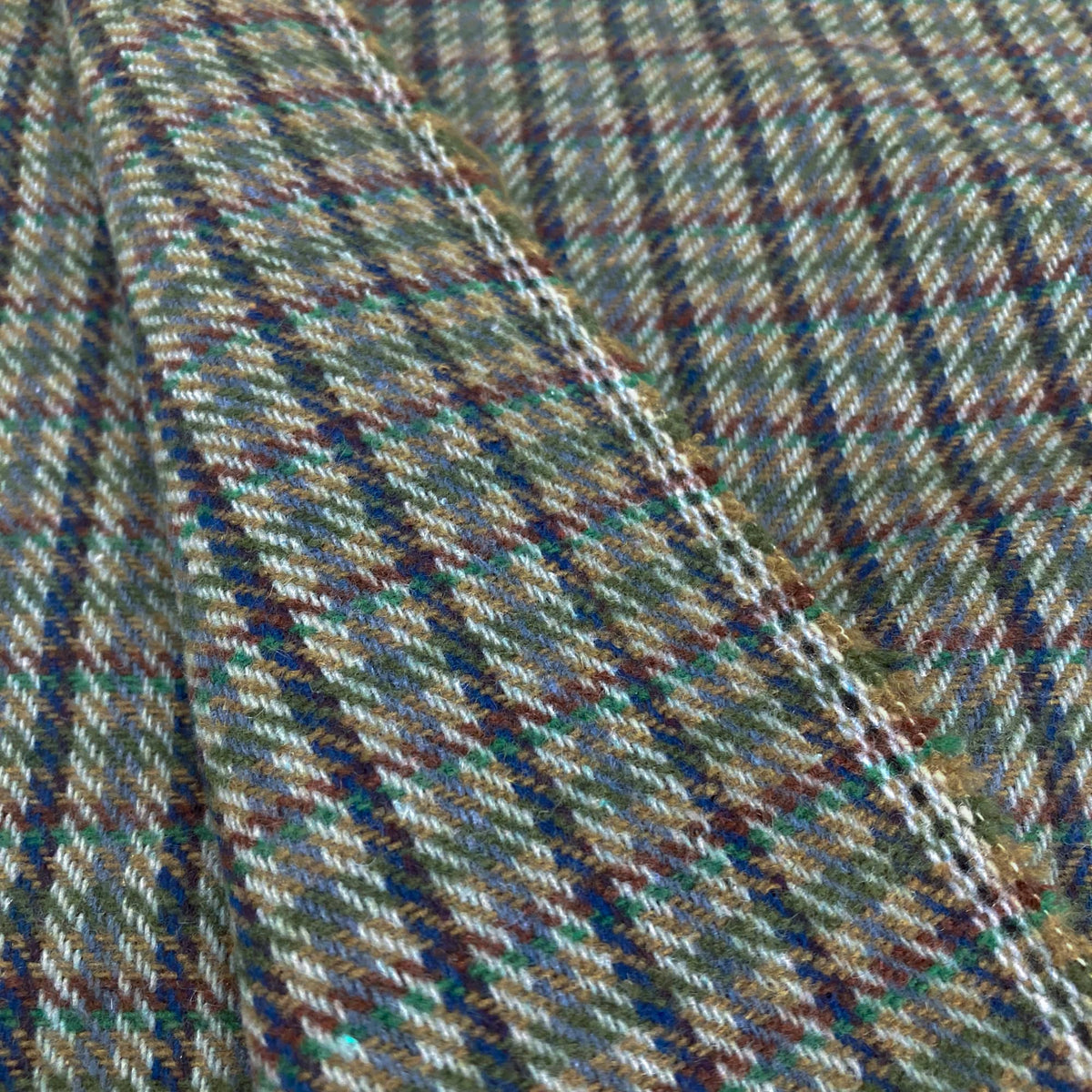 Deadstock: Wool Tweed in Olive