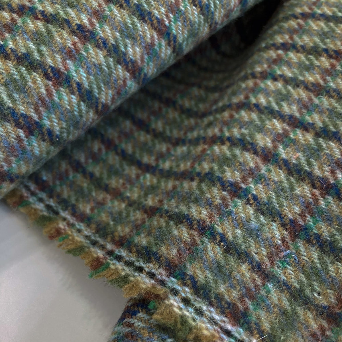 Deadstock: Wool Tweed in Olive