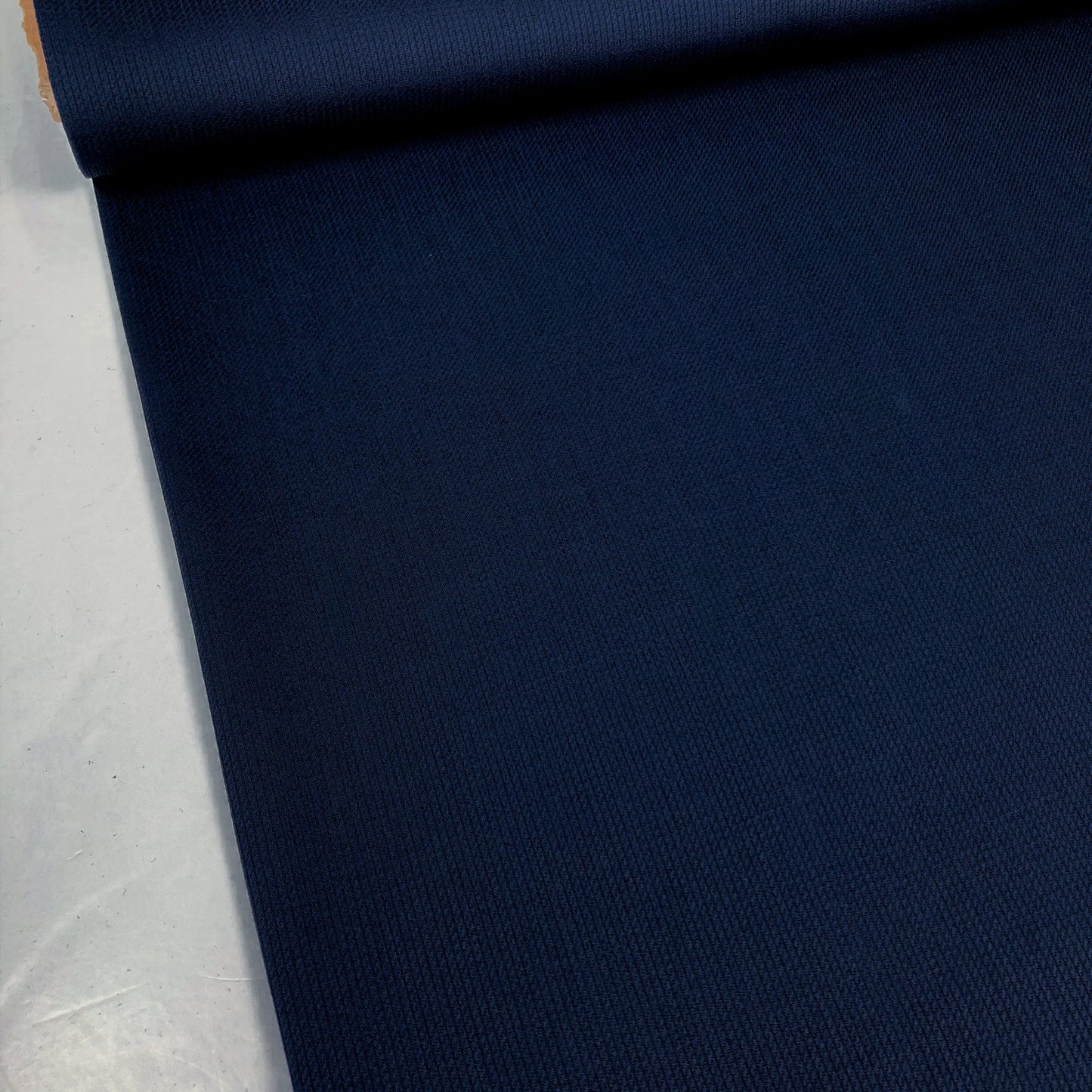 Designer Deadstock: Wool Mix Suiting in Navy