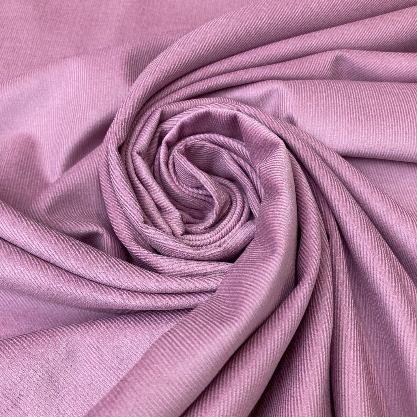 Cotton Needlecord in Lavender Pink