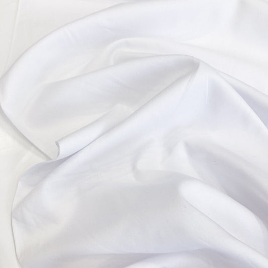 Organic Cotton Lawn in White