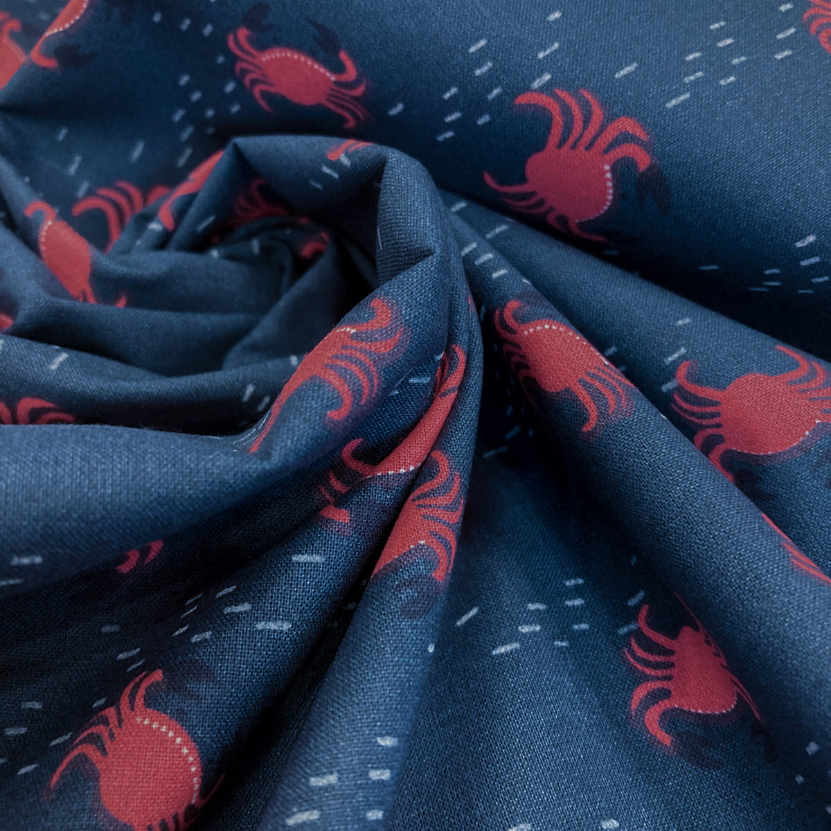 Deadstock: Ex-Joann Quilting Cotton 'Crabs'
