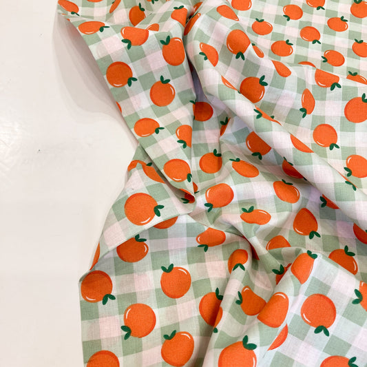 Deadstock: Ex-Joann Quilting Cotton 'Fruity Gingham'