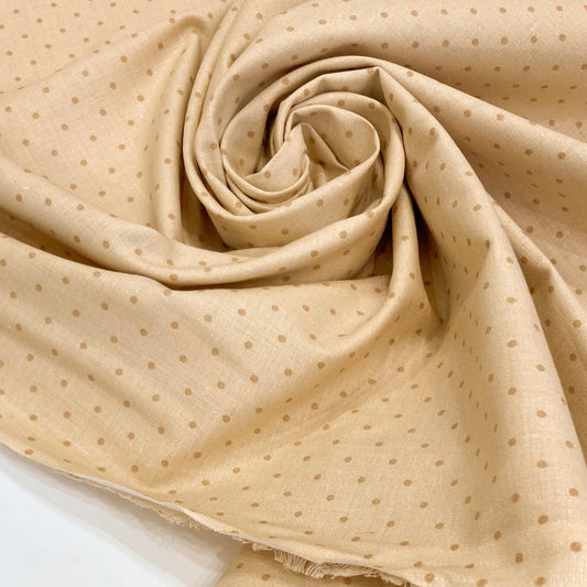 Deadstock: Ex-Joann Quilting Cotton 'Beige Spot'