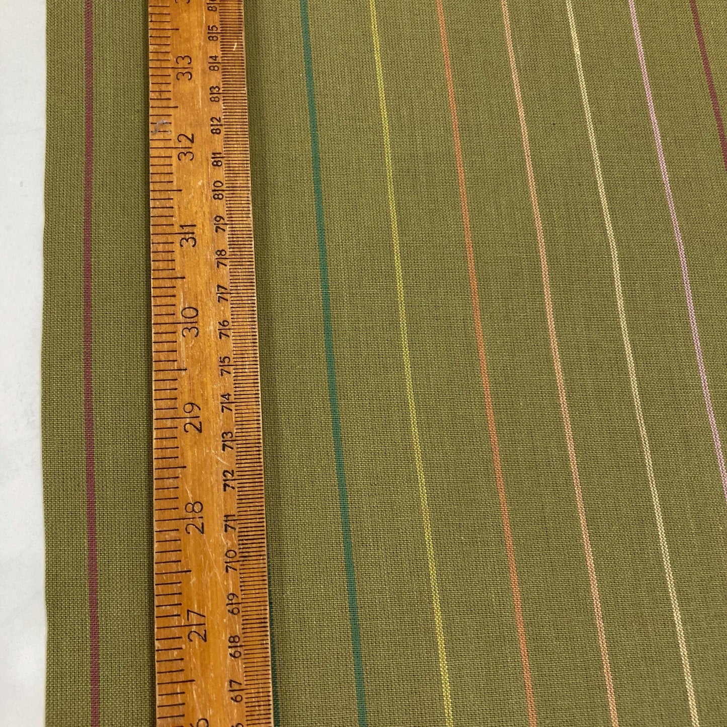 Fableism 'Lucky Loom' Woven Cotton 'Clover Skinny Stripe'