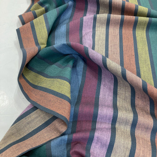 Fableism 'Lucky Loom' Woven Cotton 'Dark Rainbow Wings'