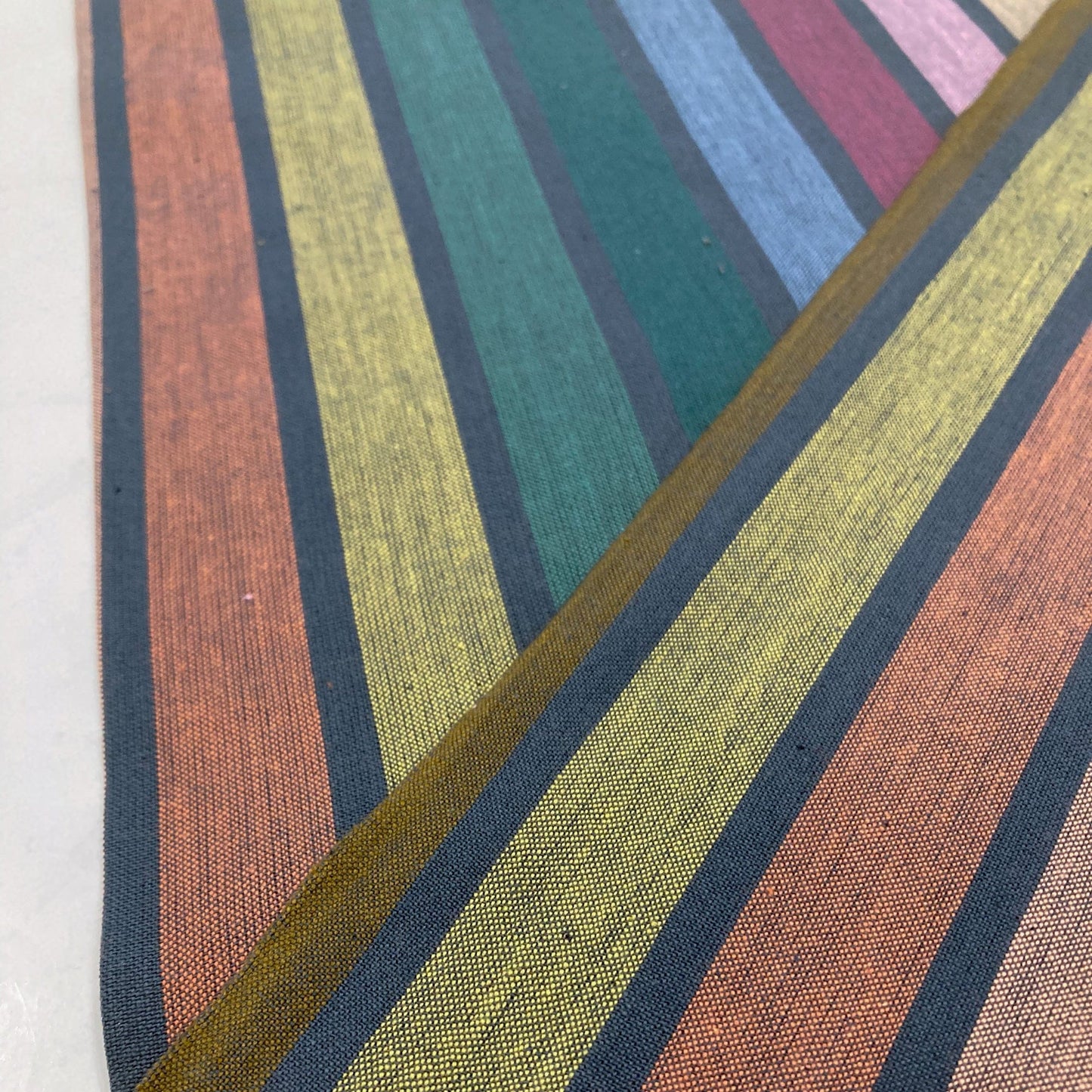 Fableism 'Lucky Loom' Woven Cotton 'Dark Rainbow Wings'