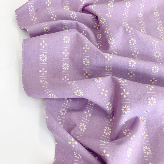 Fableism 'Forest Forage' Woven Cotton 'Lavender Sachet Daisy'