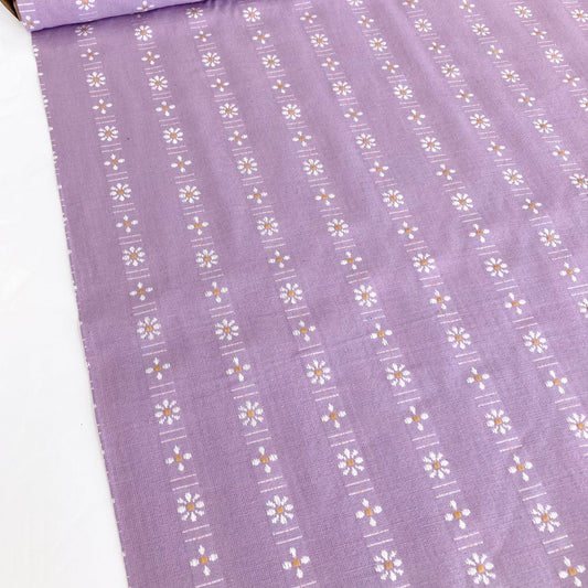 Fableism 'Forest Forage' Woven Cotton 'Lavender Sachet Daisy'