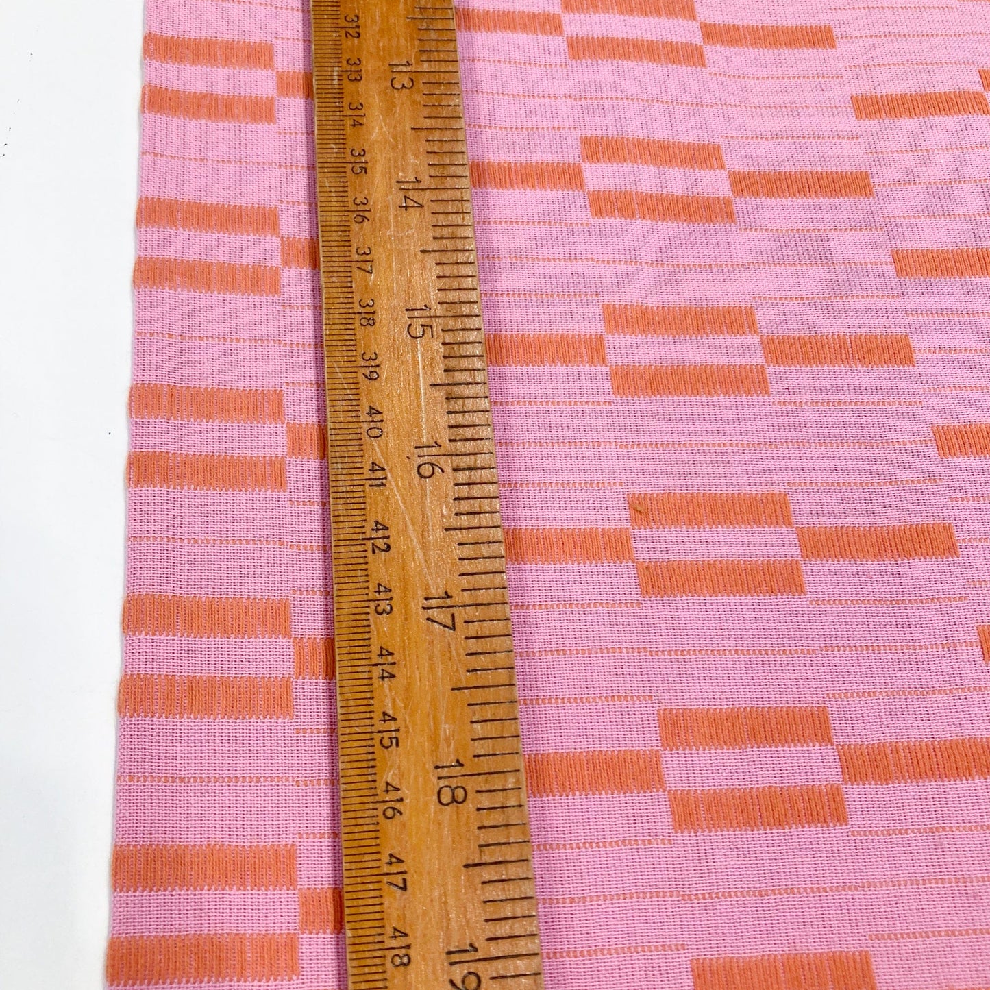 Fableism 'Lucky Loom' Woven Cotton 'Pink Southwest'