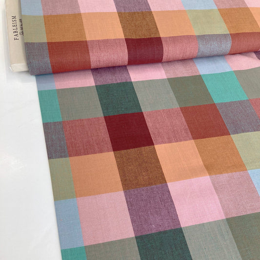 Fableism 'Canyon Springs' Woven Cotton 'Strata Check'