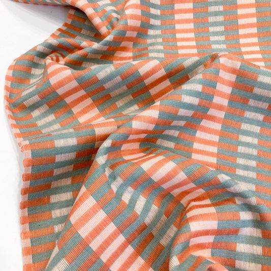 Fableism 'Lucky Loom' Woven Cotton 'Watermelon Interlock'