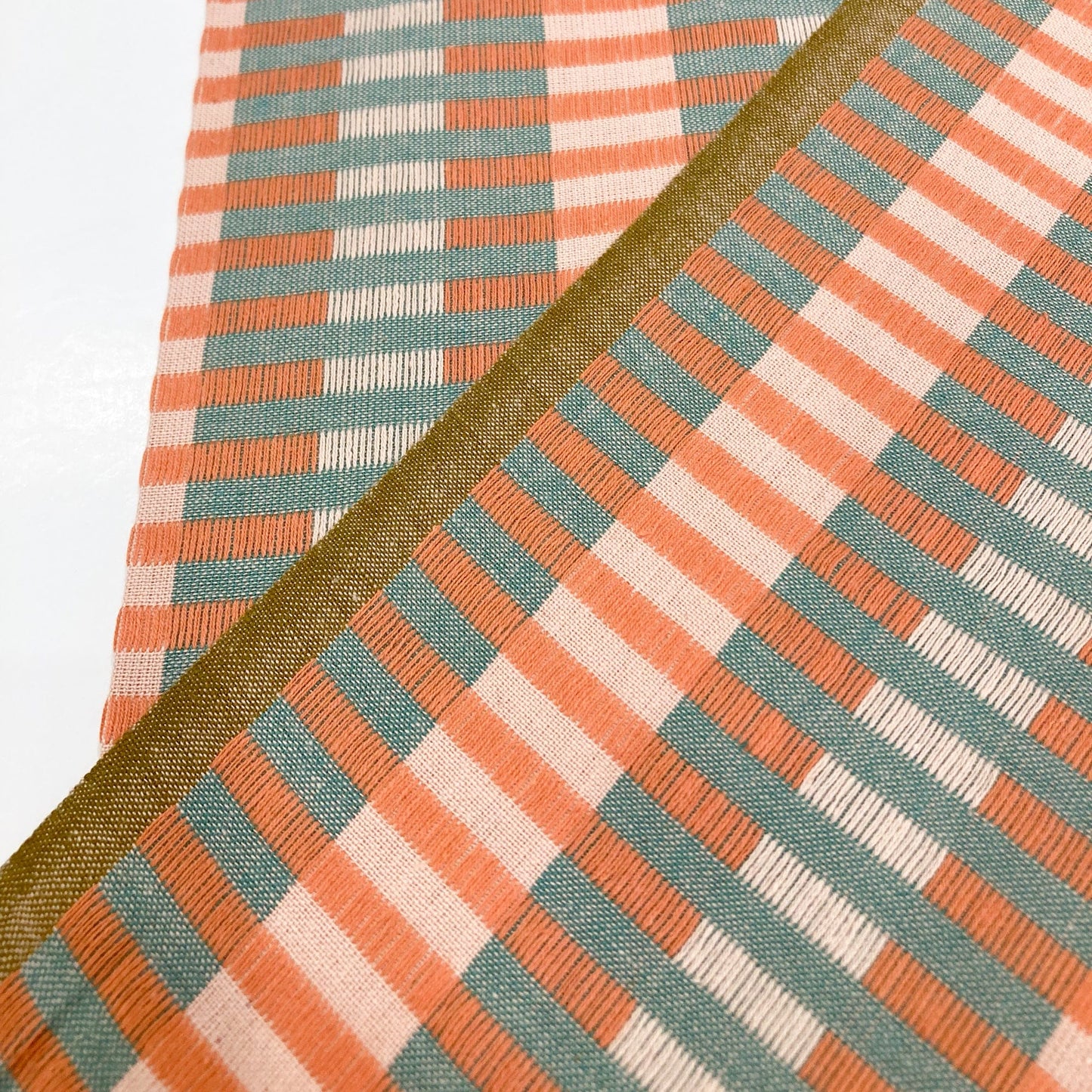 Fableism 'Lucky Loom' Woven Cotton 'Watermelon Interlock'