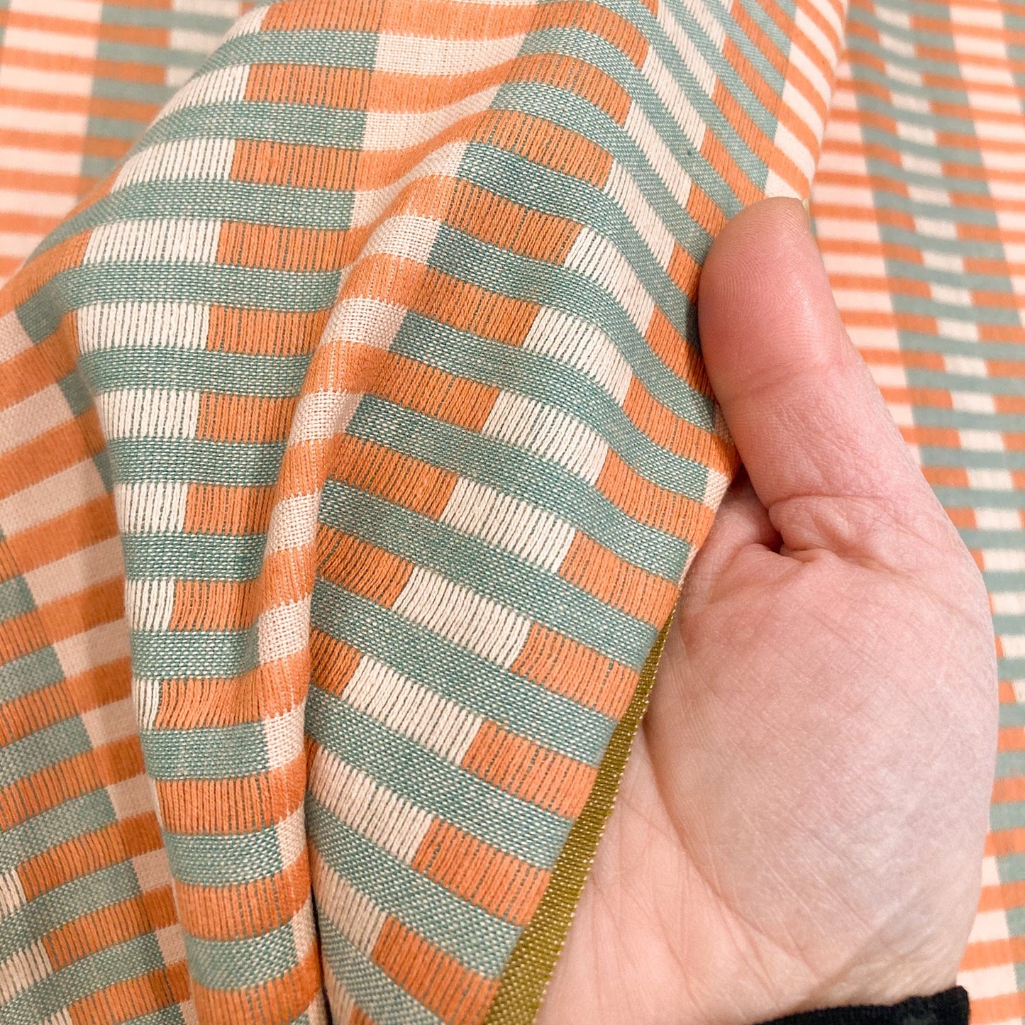 Fableism 'Lucky Loom' Woven Cotton 'Watermelon Interlock'