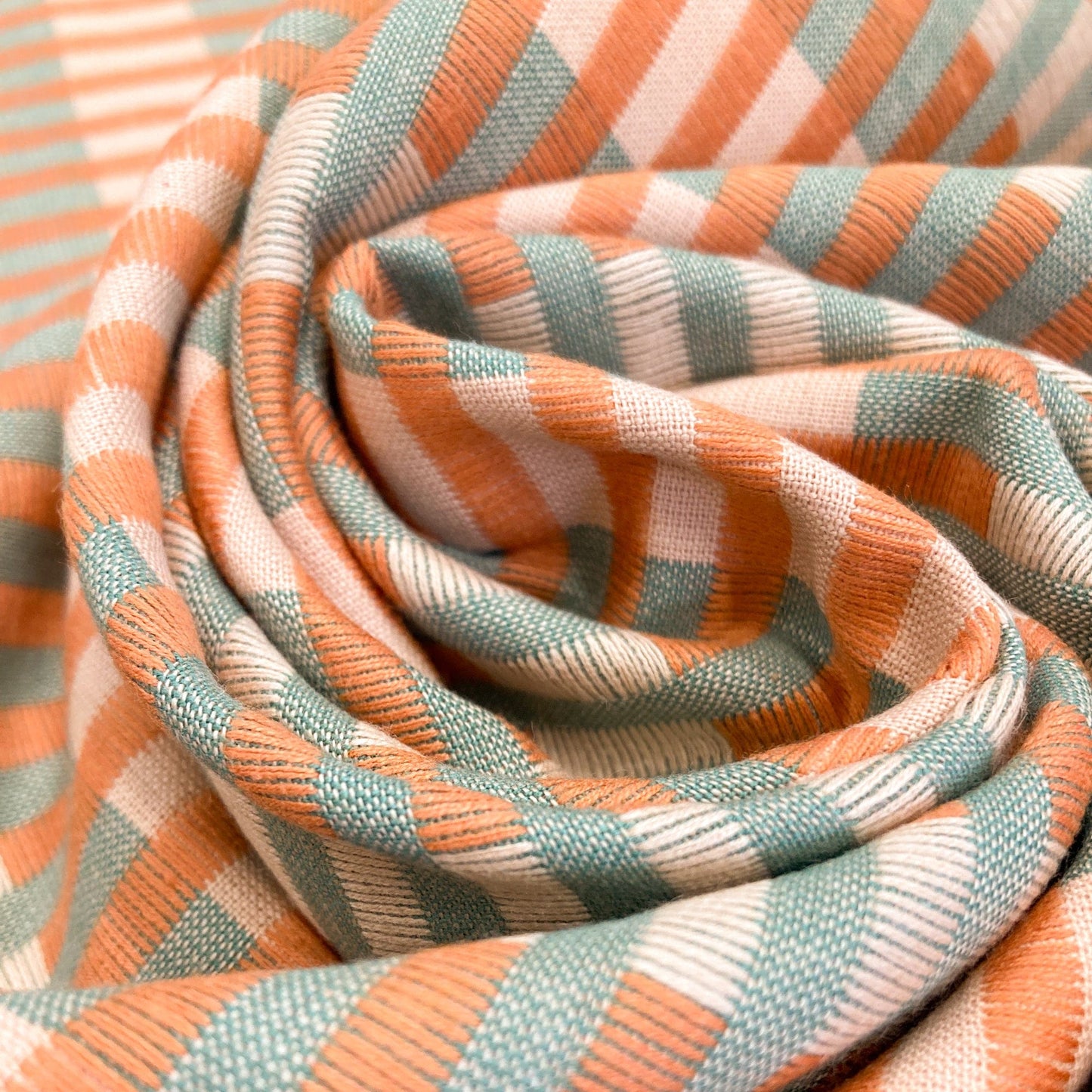Fableism 'Lucky Loom' Woven Cotton 'Watermelon Interlock'