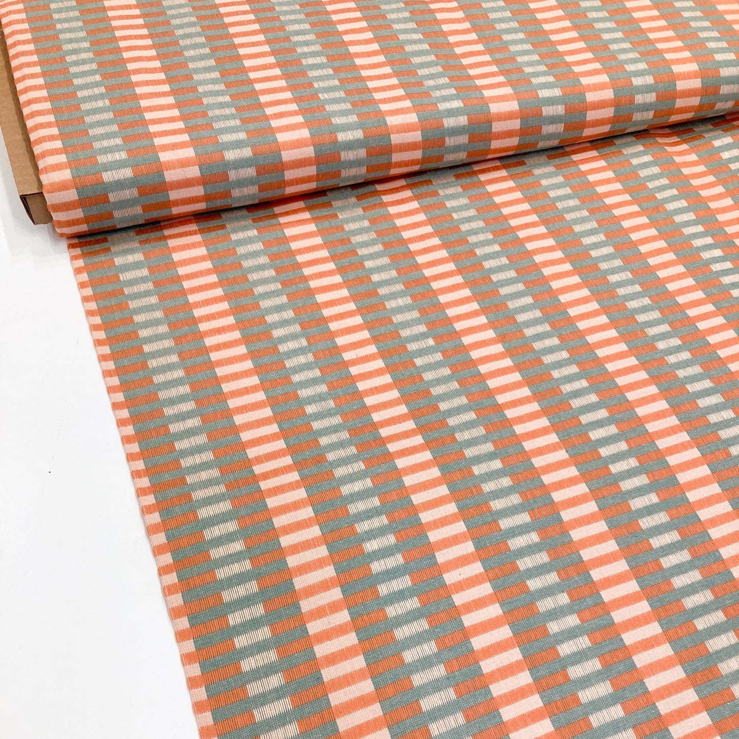 Fableism 'Lucky Loom' Woven Cotton 'Watermelon Interlock'