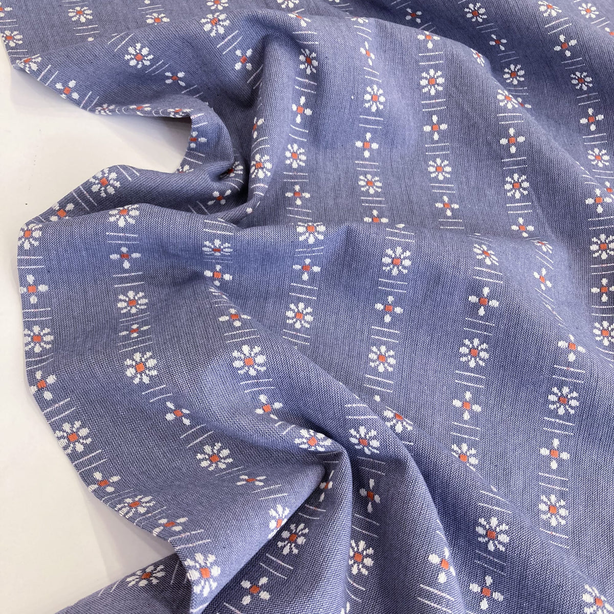 Fableism 'Forest Forage' Woven Cotton 'Concord Daisy'